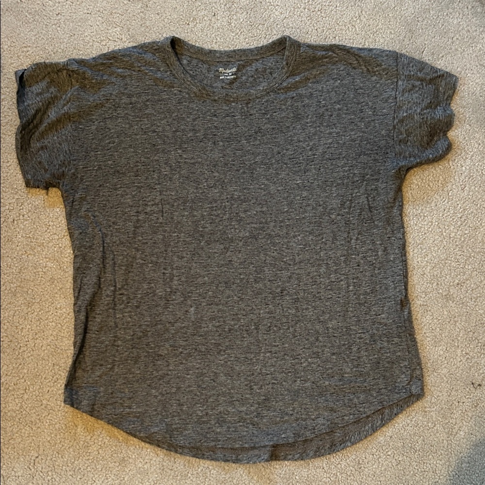 Madewell Heathered Gray Tee